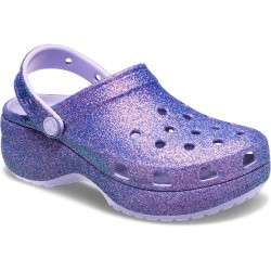 дамски,сандали,и,чехли,crocs,platform,irid,glitter,clogs,purple