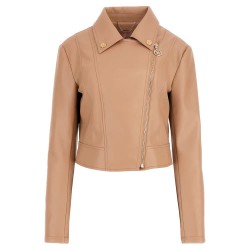 яке,дамски,якета,и,палта,guess,clemence,leather,jacket,wet,sand,multi,(beige)