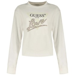 блуза,дамски,блузи,guess,cn,love,triangle,sweatshirt,white