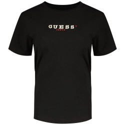 тениска,дамски,тениски,guess,jeans,gj,cn,reg,3d,embr,guetee,short,sleeve,t,shirt,jet,black,a996,(black)