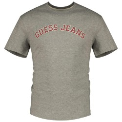 тениска,мъжки,тениски,guess,jeans,gj,cn,reg,collegiate,short,sleeve,t,shirt,grey,(gj,medium,grey,heath)