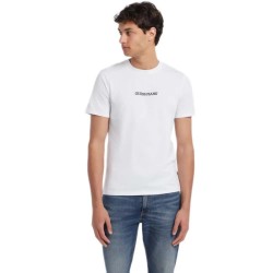 тениска,мъжки,тениски,guess,jeans,gj,cn,slim,logo,embro,short,sleeve,t,shirt,pure,white,(white)