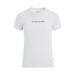тениска,дамски,тениски,guess,jeans,gj,cn,slim,logo,print,short,sleeve,t,shirt,white,(pure,white)