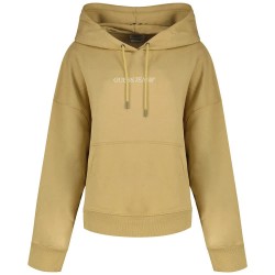 суичър,дамски,блузи,guess,jeans,gj,oversize,embro,hoodie,safari,tan,(beige)
