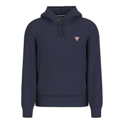 суичър,мъжки,пуловери,guess,jeans,gj,slim,mini,triang,hoodie,daring,ocean,(blue)