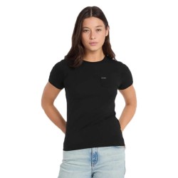 тениска,дамски,тениски,guess,jeans,gj,slim,pkt,short,sleeve,t,shirt,black,(jet,black,a996)