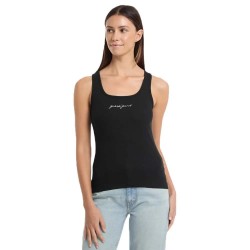тениска,дамски,тениски,guess,jeans,gj,slim,rib,embro,sleeveless,t,shirt,black,(jet,black,a996)