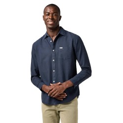 риза,с,дълъг,ръкав,мъжки,ризи,wrangler,1,pkt,long,sleeve,shirt,dark,navy,(blue)