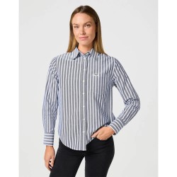 риза,с,дълъг,ръкав,дамски,блузи,дамски,ризи,wrangler,1,pkt,long,sleeve,shirt,navy,(blue)