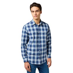 риза,с,дълъг,ръкав,мъжки,ризи,wrangler,1,pkt,long,sleeve,shirt,navy,(blue)