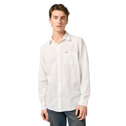 риза,с,дълъг,ръкав,мъжки,ризи,wrangler,1,pkt,long,sleeve,shirt,white