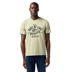 тениска,мъжки,тениски,wrangler,americana,short,sleeve,t,shirt,tea,(yellow)