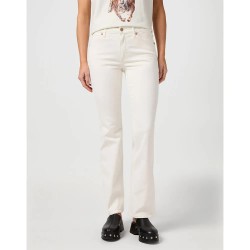 дънки,дамски,панталони,wrangler,mid,rise,boot,jeans,worn,white,(white)
