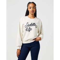 блуза,дамски,блузи,wrangler,oversized,sweatshirt,vintage,white,(white)