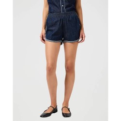 къси,панталони,дамски,панталони,wrangler,piped,denim,shorts,saddle,(blue)