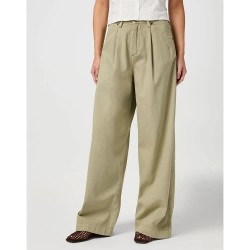 дънки,дамски,панталони,wrangler,pleated,trouser,jeans,dark,tea,(beige)