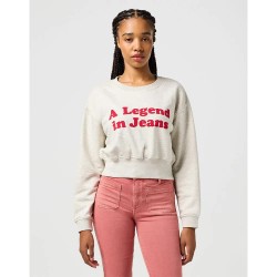 блуза,дамски,блузи,wrangler,relaxed,sweatshirt,oat,(beige)