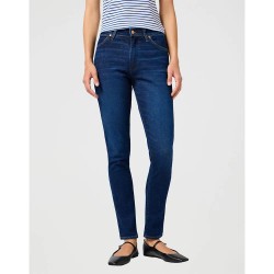 дънки,дамски,панталони,wrangler,sienna,jeans,weathered,rinse,(blue)