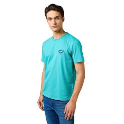 тениска,мъжки,тениски,wrangler,small,logo,short,sleeve,t,shirt,latigo,bay,(blue)