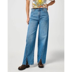 дънки,дамски,панталони,wrangler,spat,loose,jeans,urban,echo,(blue)
