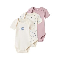 детски,облекла,за,момичета,name,it,flower,short,sleeve,body,3,units,beige,pink,(jet,stream)