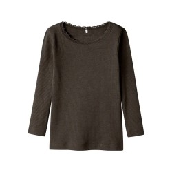 тениска,детски,тениски,name,it,kab,long,sleeve,t,shirt,brown,(delicioso,melange)