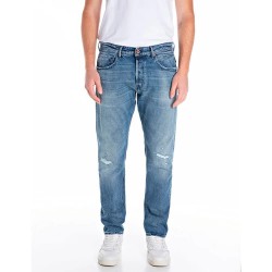 дънки,мъжки,панталони,replay,m1008r.000.72781r,jeans,medium,blue,(blue)