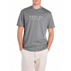 тениска,мъжки,тениски,replay,m3019.000.22662,short,sleeve,t,shirt,grey,military,(grey)
