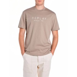 тениска,мъжки,тениски,replay,m3019.000.22662,short,sleeve,t,shirt,stone,(beige)