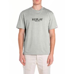 тениска,мъжки,тениски,replay,m3031.000.2660,short,sleeve,t,shirt,light,grey,melange,(grey)