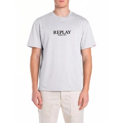 тениска,мъжки,тениски,replay,m3031.000.2660,short,sleeve,t,shirt,white