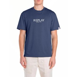 тениска,мъжки,тениски,replay,m3031.000.2660,short,sleeve,t,shirt,medium,blue,(blue)