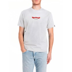 тениска,мъжки,тениски,replay,m3053.000.2660,short,sleeve,t,shirt,natural,white,(white)