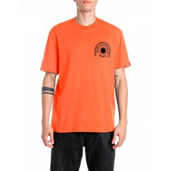 тениска,мъжки,тениски,replay,m3055.000.2660,short,sleeve,t,shirt,carrot,(orange)