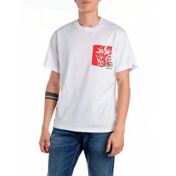 тениска,мъжки,тениски,replay,m3065.000.2660,short,sleeve,t,shirt,white,(natural,white)