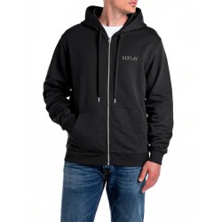 блуза,мъжки,пуловери,replay,m3083.000.23802,full,zip,sweatshirt,black