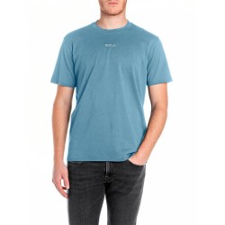 тениска,мъжки,тениски,replay,m3098.000.2660,short,sleeve,t,shirt,blue,(grigio,medio)