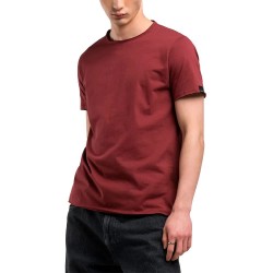 тениска,мъжки,тениски,replay,m3590a.000.2660,short,sleeve,t,shirt,red,brick,(red)