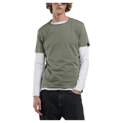 тениска,мъжки,тениски,replay,m3590a.000.2660,short,sleeve,t,shirt,sage,green,(green)