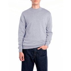 блуза,мъжки,пуловери,replay,uk4713.000.g23774,sweater,grey,melange,(grey)