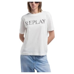 тениска,дамски,тениски,replay,w3379b.000.20994,short,sleeve,t,shirt,white,(natural,white)