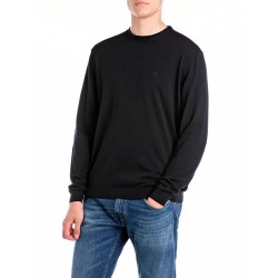 блуза,мъжки,пуловери,replay,uk4703.000.g23726,sweater,black