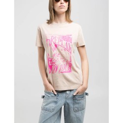 тениска,дамски,тениски,replay,w3566a.000.22658gd,short,sleeve,t,shirt,beige