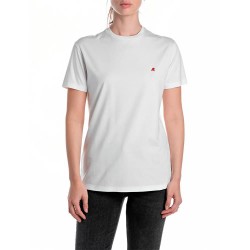 тениска,дамски,тениски,replay,w3566b.000.2660,short,sleeve,t,shirt,white,(natural,white)