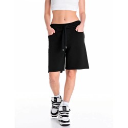 къси,панталони,дамски,панталони,replay,w8164.000.23808,sweat,shorts,black