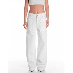 панталони,дамски,панталони,replay,w8166.000.858009b,pants,white
