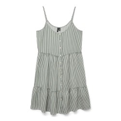 рокля,дамски,поли,и,рокли,vero,moda,bumpy,sleeveless,short,dress,laurel,wreath,snow,white,(green)