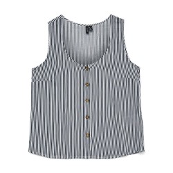 тениска,дамски,тениски,vero,moda,bumpy,sleeveless,t,shirt,india,ink,snow,white,(white,blue)