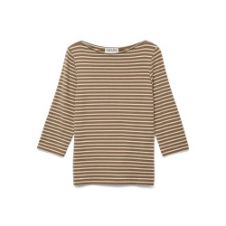 тениска,дамски,тениски,vero,moda,fiona,long,sleeve,t,shirt,brown,(otter,birch)