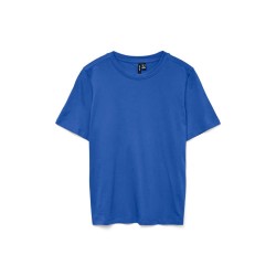 тениска,дамски,тениски,vero,moda,paulina,short,sleeve,t,shirt,blue,(dazzling,blue)